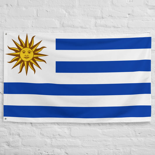 Uruguay Uruguayan Flag Wall Decor Art Print Banner Gift Ideas