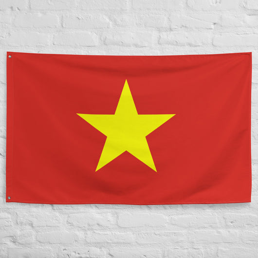 Vietnam Vietnamese Flag Wall Decor Art Print Banner Gift Ideas