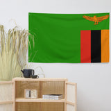 Zambia Zambian Flag Wall Decor Art Print Banner Gift Ideas