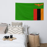Zambia Zambian Flag Wall Decor Art Print Banner Gift Ideas