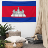 Cambodia Cambodian Flag Wall Decor Art Print Banner Gift Ideas