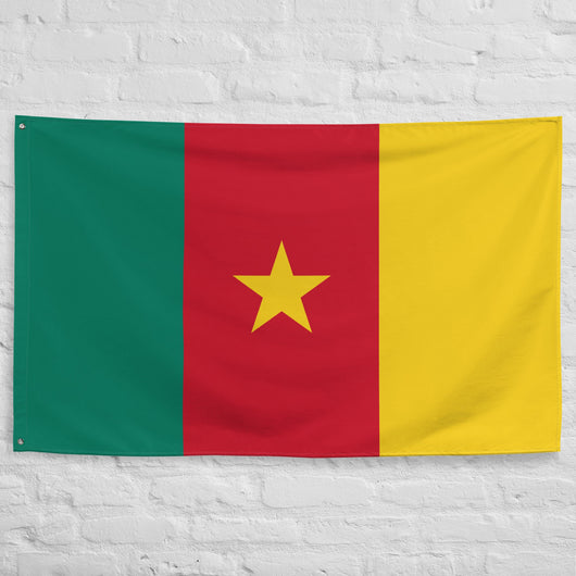 Cameroon Cameroonian Flag Wall Decor Art Print Banner Gift Ideas