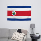 Costa Rica Rican Flag Wall Decor Art Print Banner Gift Ideas
