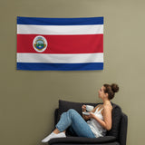 Costa Rica Rican Flag Wall Decor Art Print Banner Gift Ideas