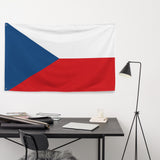 Czech Republic Czechia Česko Flag Wall Decor Art Print Banner Gift Ideas