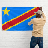 Democratic Republic of the Congo Kinshasa Flag Wall Decor Art Print Banner Gift Ideas