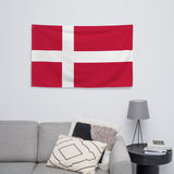 Denmark Danish Flag Wall Decor Art Print Banner Gift Ideas