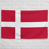 Denmark Danish Flag Wall Decor Art Print Banner Gift Ideas