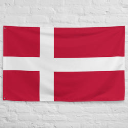 Denmark Danish Flag Wall Decor Art Print Banner Gift Ideas