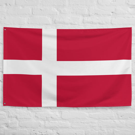 Denmark Danish Flag Wall Decor Art Print Banner Gift Ideas