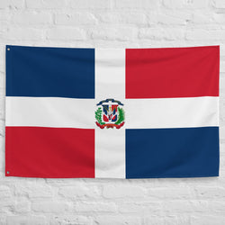 Dominican Republic República Dominicana Flag Wall Decor Art Print Banner Gift Ideas