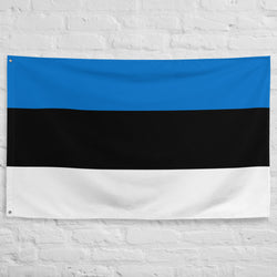 Estonia Estonian Flag Wall Decor Art Print Banner Gift Ideas
