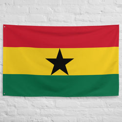 Ghana Ghanaian Flag Wall Decor Art Print Banner Gift Ideas