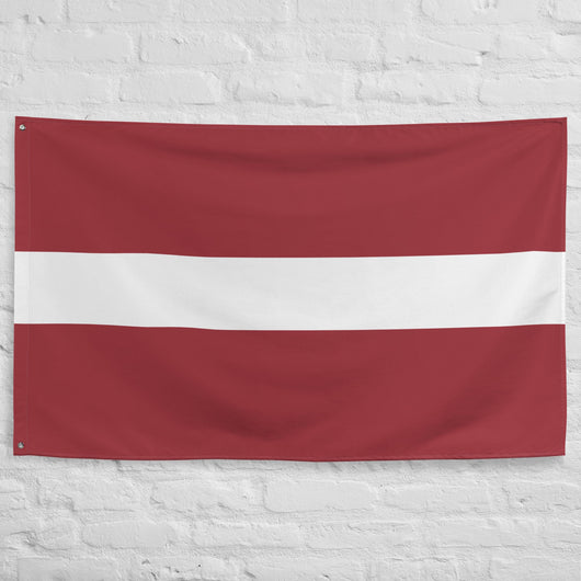 Latvia Latvian Flag Wall Decor Art Print Banner Gift Ideas