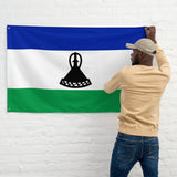 Lesotho Basotho Flag Wall Decor Art Print Banner Gift Ideas
