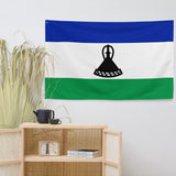 Lesotho Basotho Flag Wall Decor Art Print Banner Gift Ideas