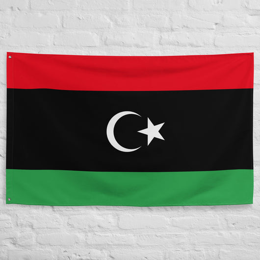 Libya Libyan Flag Wall Decor Art Print Banner Gift Ideas