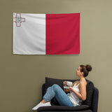 Malta Maltese Flag Wall Decor Art Print Banner Gift Ideas