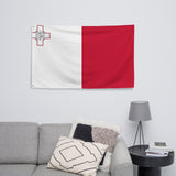 Malta Maltese Flag Wall Decor Art Print Banner Gift Ideas