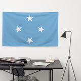 Micronesia Micronesian Flag Wall Decor Art Print Banner Gift Ideas