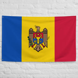 Moldova Moldovan Flag Wall Decor Art Print Banner Gift Ideas