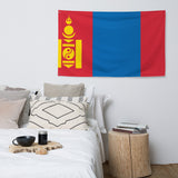 Mongolia Mongolian Flag Wall Decor Art Print Banner Gift Ideas