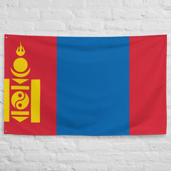 Mongolia Mongolian Flag Wall Decor Art Print Banner Gift Ideas