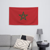 Morocco Moroccan Flag Wall Decor Art Print Banner Gift Ideas