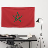 Morocco Moroccan Flag Wall Decor Art Print Banner Gift Ideas