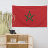 Morocco Moroccan Flag Wall Decor Art Print Banner Gift Ideas