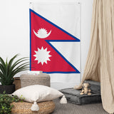 Nepal Nepalese Flag Wall Decor Art Print Banner Gift Ideas