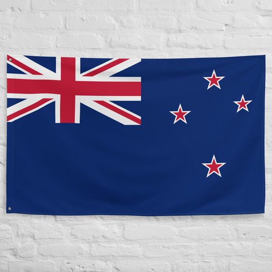 New Zealand Flag Wall Decor Art Print Banner Gift Ideas