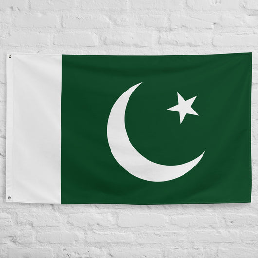 Pakistan Pakistani Flag Wall Decor Art Print Banner Gift Ideas