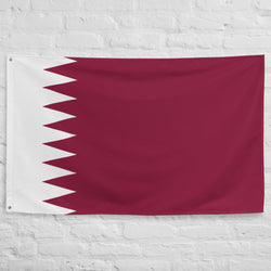 Qatar Qatari Flag Wall Decor Art Print Banner Gift Ideas