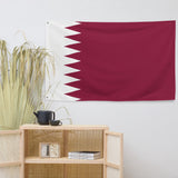 Qatar Qatari Flag Wall Decor Art Print Banner Gift Ideas