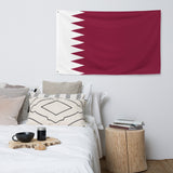 Qatar Qatari Flag Wall Decor Art Print Banner Gift Ideas
