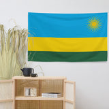 Rwanda Rwandan Flag Wall Decor Art Print Banner Gift Ideas