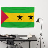São Tomé and Príncipe Flag Wall Decor Art Print Banner Gift Ideas