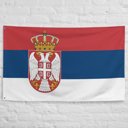 Serbia Serbian Flag Wall Decor Art Print Banner Gift Ideas