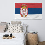 Serbia Serbian Flag Wall Decor Art Print Banner Gift Ideas