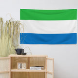 Sierra Leone Leonean Flag Wall Decor Art Print Banner Gift Ideas
