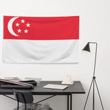 Singapore Singaporean Flag Wall Decor Art Print Banner Gift Ideas