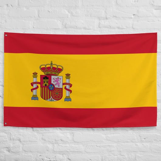 Spain España Spanish Flag Wall Decor Art Print Banner Gift Ideas