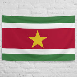 Suriname  Surinamese Flag Wall Decor Art Print Banner Gift Ideas