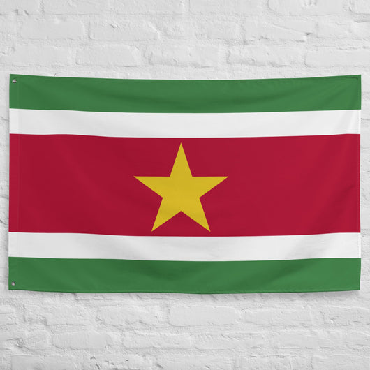 Suriname  Surinamese Flag Wall Decor Art Print Banner Gift Ideas