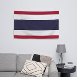 Thailand Thai Flag Wall Decor Art Print Banner Gift Ideas