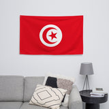 Tunisia Tunisian Flag Wall Decor Art Print Banner Gift Ideas