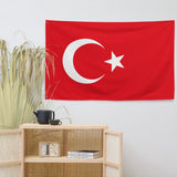 Türkiye Turkish Flag Wall Decor Art Print Banner Gift Ideas