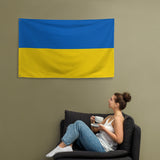 Ukraine Ukrainian Flag Wall Decor Art Print Banner Gift Ideas