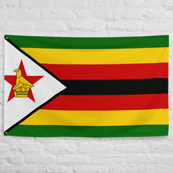 Zimbabwe Zimbabwean Flag Wall Decor Art Print Banner Gift Ideas